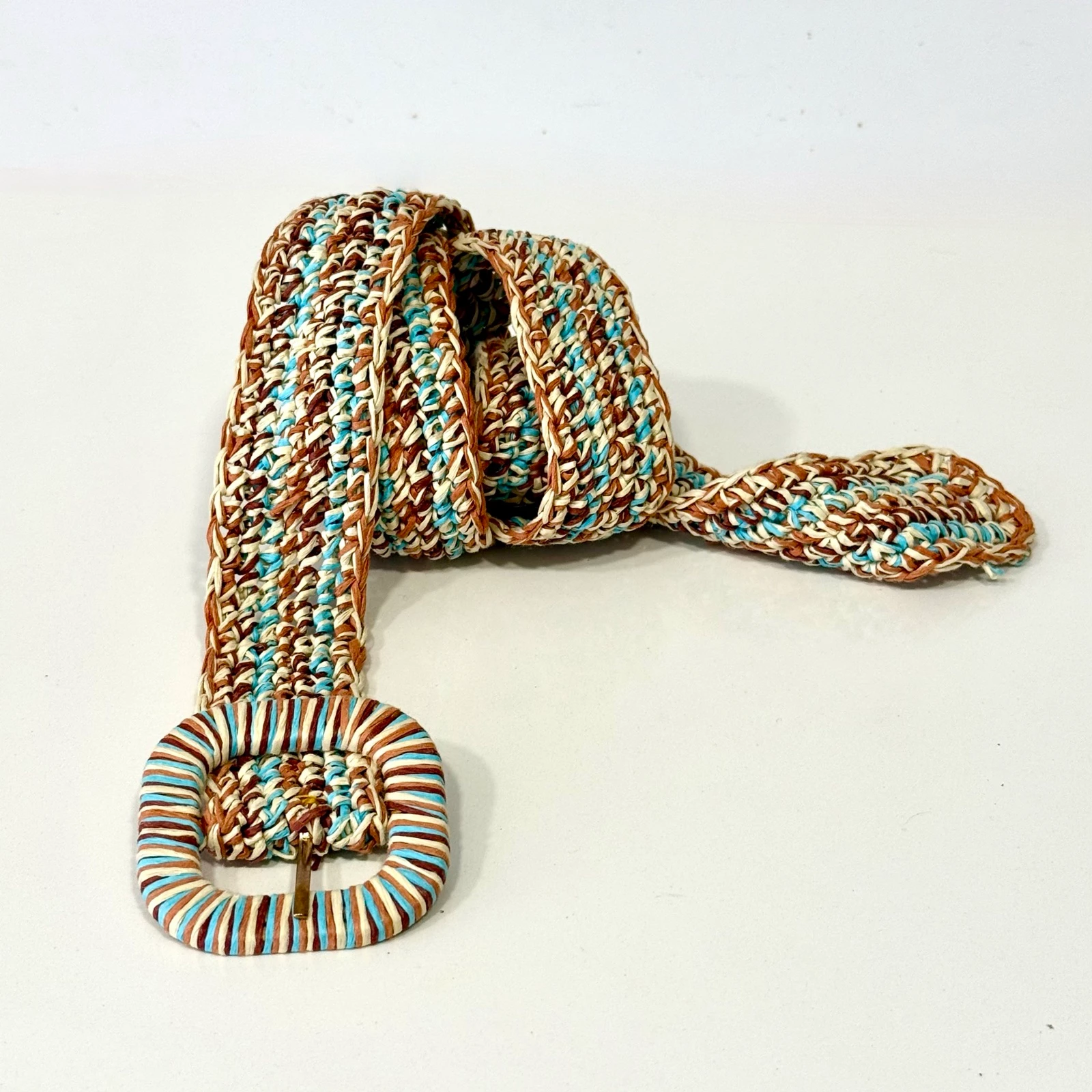 Cinturón rafia multicolor Springfield